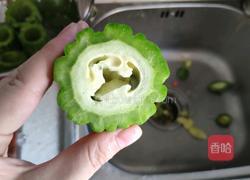 广东清热下火の酿苦瓜的做法图解1