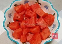 牛奶西瓜西米露的做法图解7