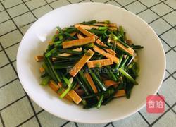 韭菜苔炒豆干的做法图解8
