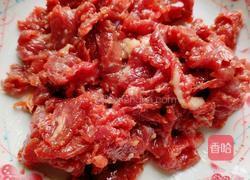 藕带炒牛肉的做法图解2