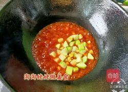 番茄翡翠虾球家常做法的做法图解9