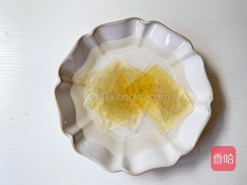 吉利丁片泡软