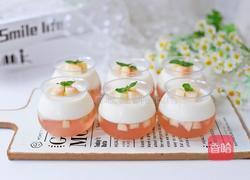 蜜桃双层布丁的做法图解14