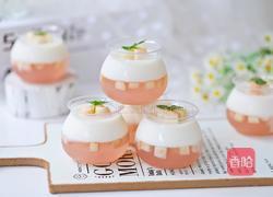 蜜桃双层布丁的做法图解15
