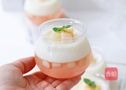 蜜桃双层布丁的做法图解16
