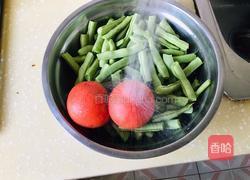 蒸豆角卤面的做法图解1
