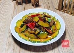 五花肉炒南瓜的做法图解15