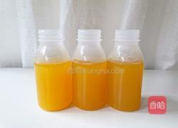 橙子冻撞奶的做法图解4