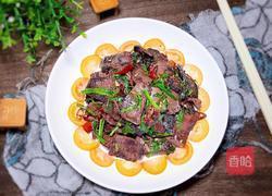 韭菜炒猪血的做法图解12