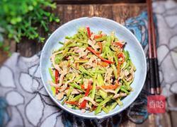 空心菜梗炒肉丝的做法图解16