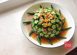 满天星秋葵土豆泥的做法图解5