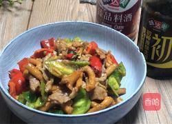 辣椒麻花炒肉片的做法图解13