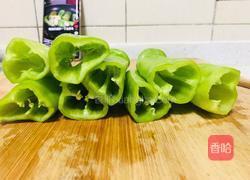 尖椒酿肉的做法图解2