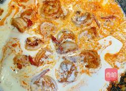 巨奶香！超级好吃的蒜香奶油虾仁意面！的做法图解6