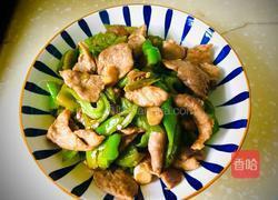 青椒炒过油肉的做法图解17