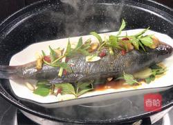 薄荷蒸鲈鱼的做法图解10