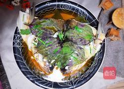 紫苏蒸鱼头的做法图解16