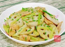 莲藕炒肉片的做法图解16