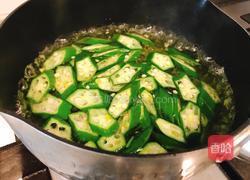 秋葵拌豆腐的做法图解2