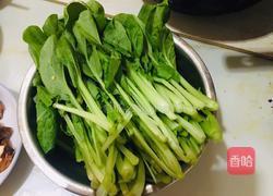 香菇炒油菜的做法图解1