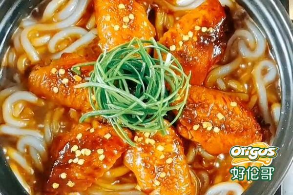 可乐鸡翅拌面