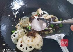 木耳炒莲藕的做法图解11