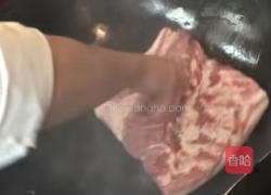 东坡肉(砂锅）的做法图解1