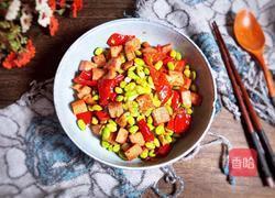 辣椒毛豆炒午餐肉的做法图解15