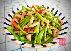 豇豆炒肉丝的做法图解11