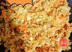 减脂鸡肉蔬菜饼的做法图解2