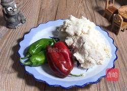 辣椒炒豆渣的做法图解1