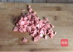 Illustration of how to make leaf bean dregs cake 4