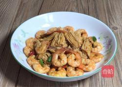 腐竹炒虾仁的做法图解15