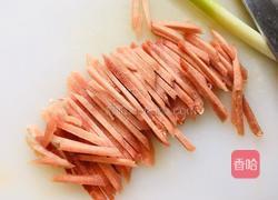 蒜苔过油肉的做法图解2