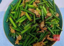 蒜薹炒肉的做法图解4