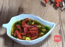 枸杞拌娃娃菜的做法图解6