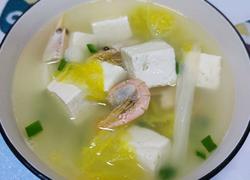 豆腐鲜虾汤