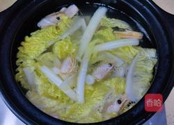 豆腐鲜虾汤的做法图解3