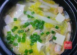 Tofu and Shrimp Soup Recipe Illustration 4