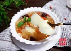 Yam and Tremella Soup Illustration 14