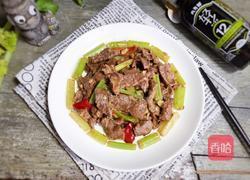 西芹炒牛肉的做法图解15