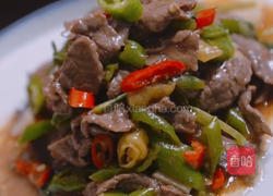 家常小炒牛肉的做法图解4