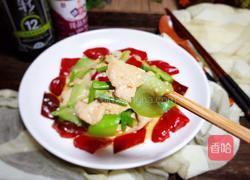 红椒丝瓜炒肉片的做法图解15