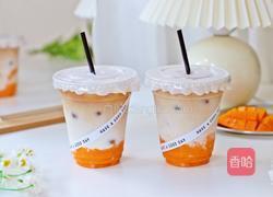 芒果生椰拿铁的做法图解9