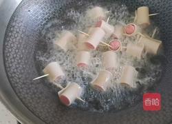 香辣香肠豆皮卷的做法图解5