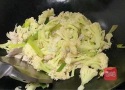 肉片炒花菜的做法图解7