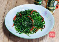 红椒炒韭菜的做法图解7