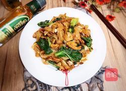 青菜鸡蛋炒河粉的做法图解13