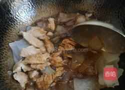 粉皮炒肉片的做法图解8