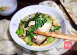 香菇炒小白菜的做法图解11